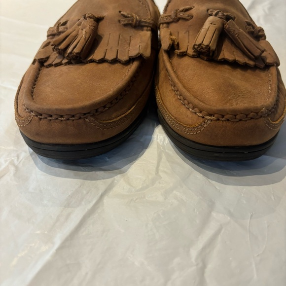 Earth Shoes Manning leather tassel loafers brown SZ 9.5 D NWOT NO BOX - Picture 3 of 13